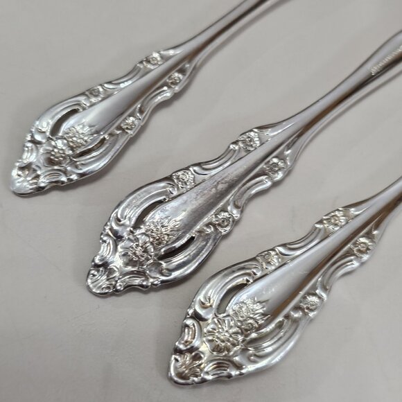 3pc Oneida SILVER ARTISTRY Serving Set teaspoon & sugar spoon butter knife 1965 - Picture 13 of 14